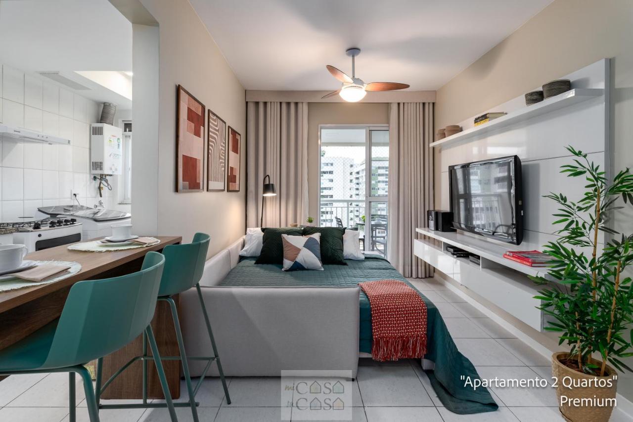 2 Quartos Com Varanda A 300M Riocentro Wi-Fi 120Mbps E Cozinha Completa - Condominio Com Piscina, Estacionamento, Portaria 24H E Parquinho Infantil - Apartamento Indicado Para Grupos, Hospedes A Trabalho E Criancas Río de Janeiro Exterior foto