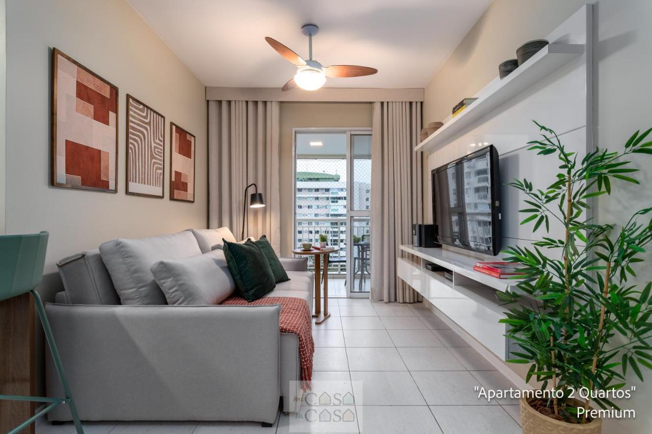 2 Quartos Com Varanda A 300M Riocentro Wi-Fi 120Mbps E Cozinha Completa - Condominio Com Piscina, Estacionamento, Portaria 24H E Parquinho Infantil - Apartamento Indicado Para Grupos, Hospedes A Trabalho E Criancas Río de Janeiro Exterior foto