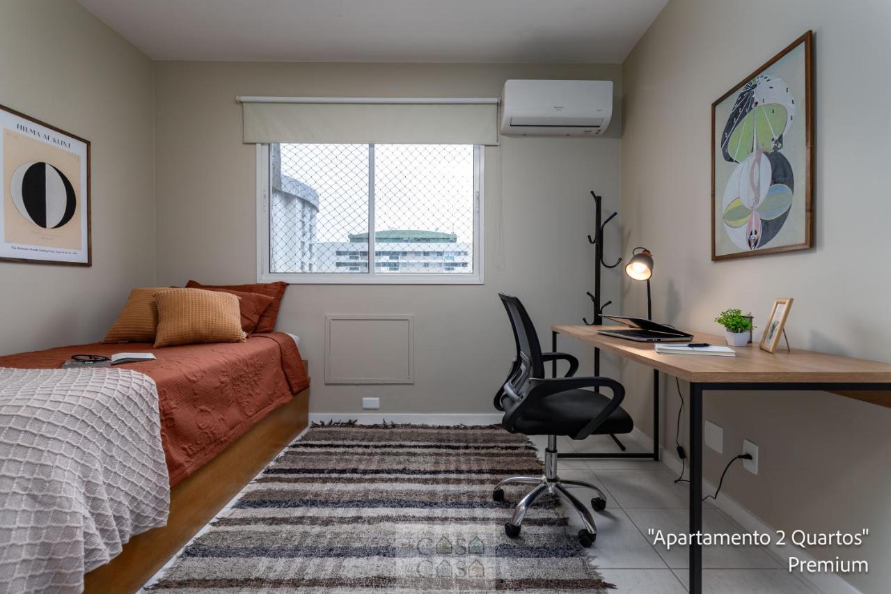 2 Quartos Com Varanda A 300M Riocentro Wi-Fi 120Mbps E Cozinha Completa - Condominio Com Piscina, Estacionamento, Portaria 24H E Parquinho Infantil - Apartamento Indicado Para Grupos, Hospedes A Trabalho E Criancas Río de Janeiro Exterior foto