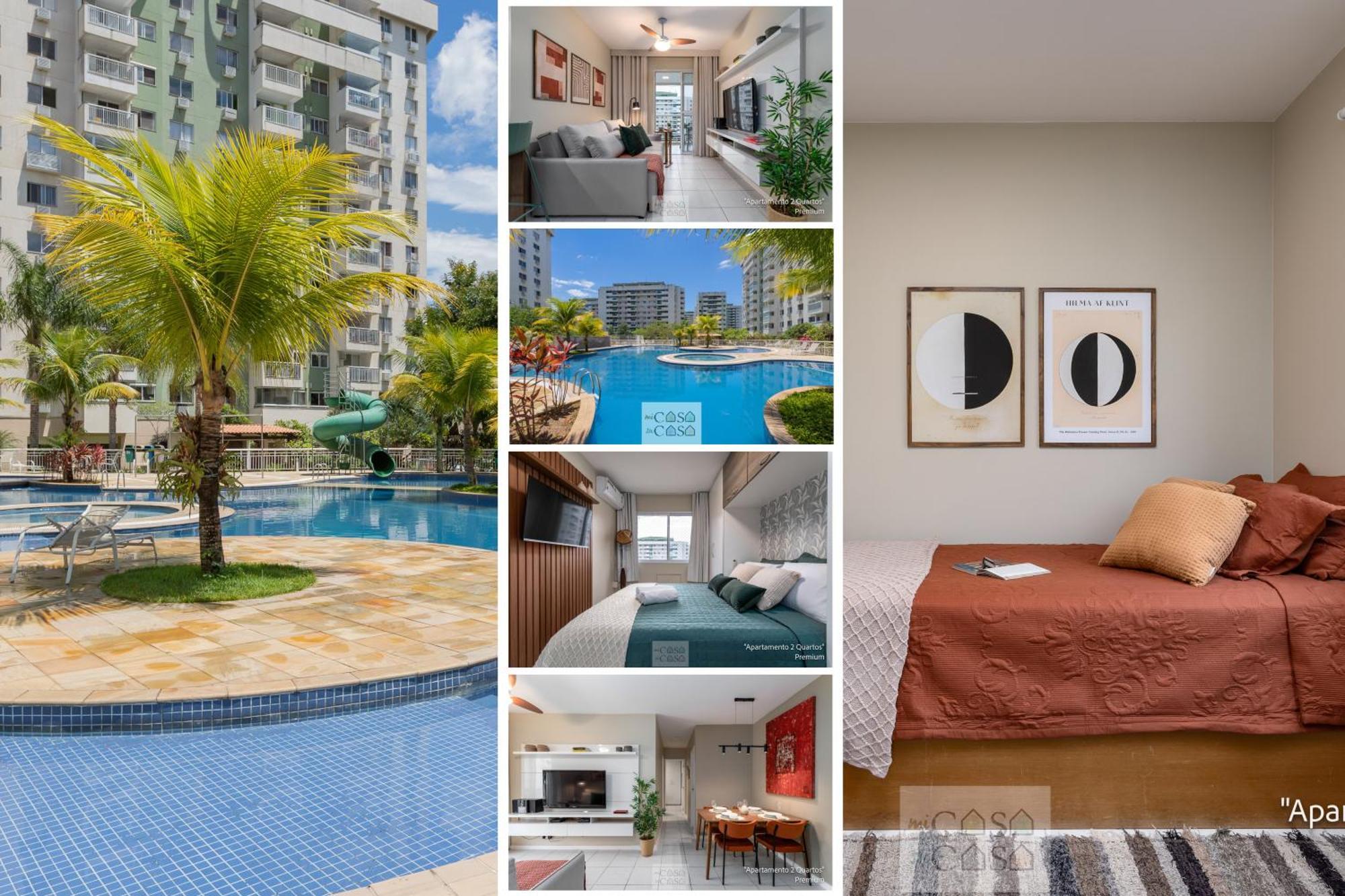 2 Quartos Com Varanda A 300M Riocentro Wi-Fi 120Mbps E Cozinha Completa - Condominio Com Piscina, Estacionamento, Portaria 24H E Parquinho Infantil - Apartamento Indicado Para Grupos, Hospedes A Trabalho E Criancas Río de Janeiro Exterior foto