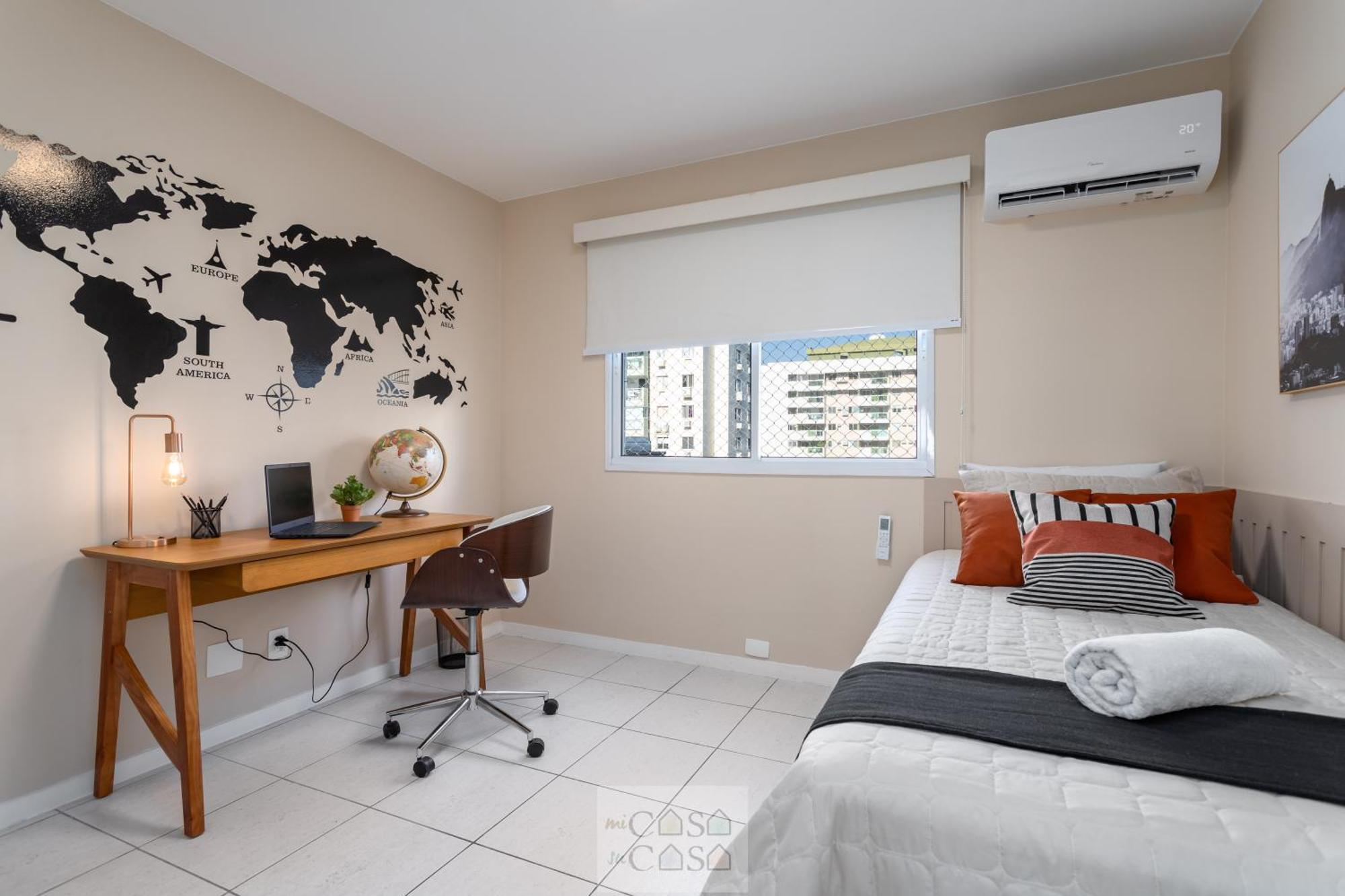 2 Quartos Com Varanda A 300M Riocentro Wi-Fi 120Mbps E Cozinha Completa - Condominio Com Piscina, Estacionamento, Portaria 24H E Parquinho Infantil - Apartamento Indicado Para Grupos, Hospedes A Trabalho E Criancas Río de Janeiro Habitación foto