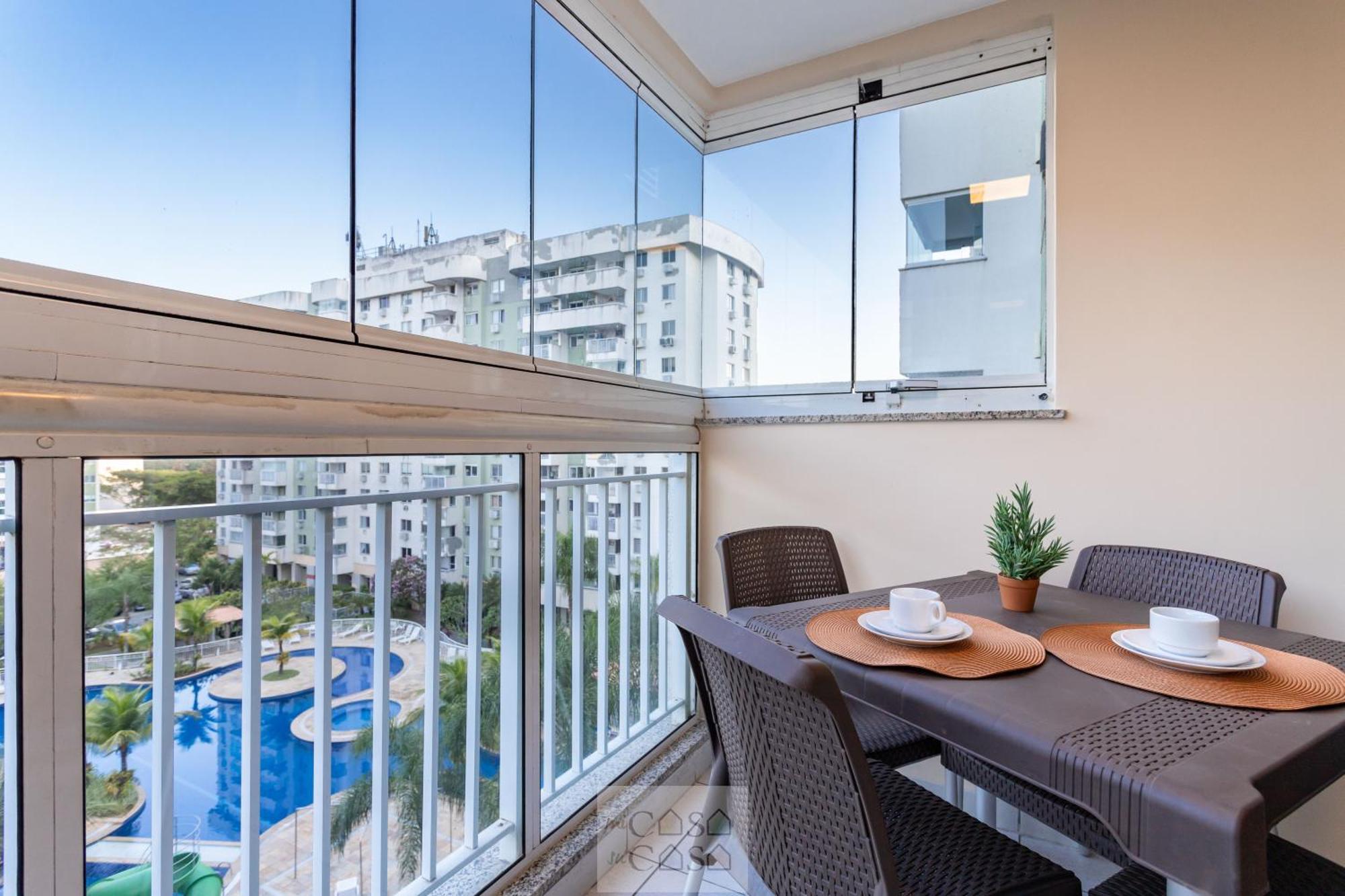 2 Quartos Com Varanda A 300M Riocentro Wi-Fi 120Mbps E Cozinha Completa - Condominio Com Piscina, Estacionamento, Portaria 24H E Parquinho Infantil - Apartamento Indicado Para Grupos, Hospedes A Trabalho E Criancas Río de Janeiro Exterior foto