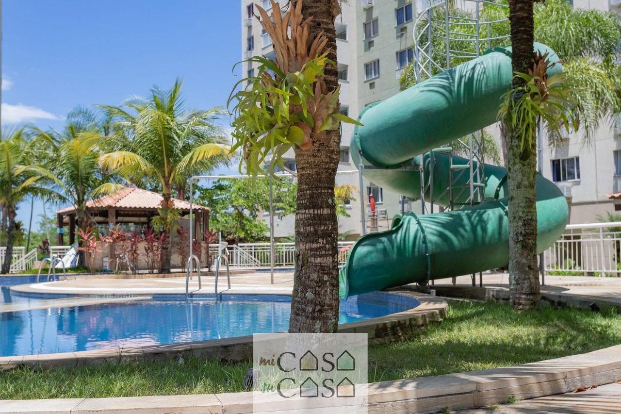 2 Quartos Com Varanda A 300M Riocentro Wi-Fi 120Mbps E Cozinha Completa - Condominio Com Piscina, Estacionamento, Portaria 24H E Parquinho Infantil - Apartamento Indicado Para Grupos, Hospedes A Trabalho E Criancas Río de Janeiro Exterior foto