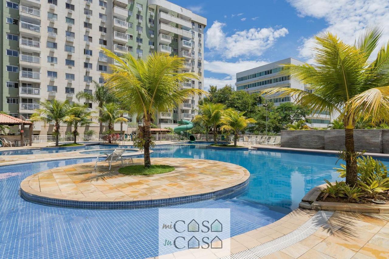 2 Quartos Com Varanda A 300M Riocentro Wi-Fi 120Mbps E Cozinha Completa - Condominio Com Piscina, Estacionamento, Portaria 24H E Parquinho Infantil - Apartamento Indicado Para Grupos, Hospedes A Trabalho E Criancas Río de Janeiro Exterior foto
