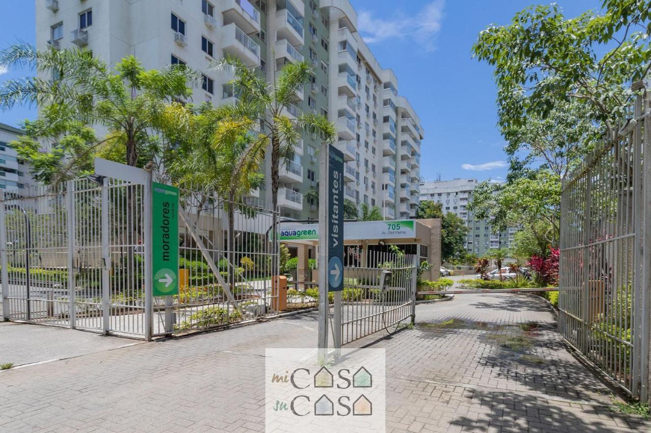 2 Quartos Com Varanda A 300M Riocentro Wi-Fi 120Mbps E Cozinha Completa - Condominio Com Piscina, Estacionamento, Portaria 24H E Parquinho Infantil - Apartamento Indicado Para Grupos, Hospedes A Trabalho E Criancas Río de Janeiro Exterior foto